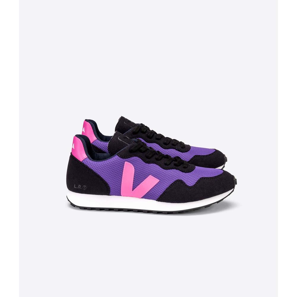 Women\'s Veja SDU REC ALVEOMESH Running Shoes Purple/Black | SG 433CTV